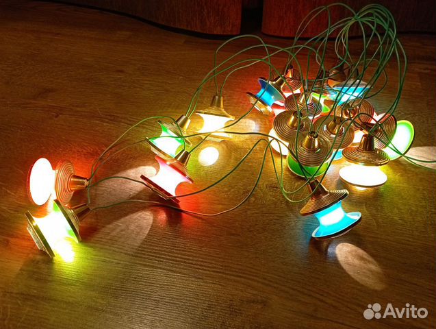 Электрогирлянда СССР Светлячок. 1980е годы