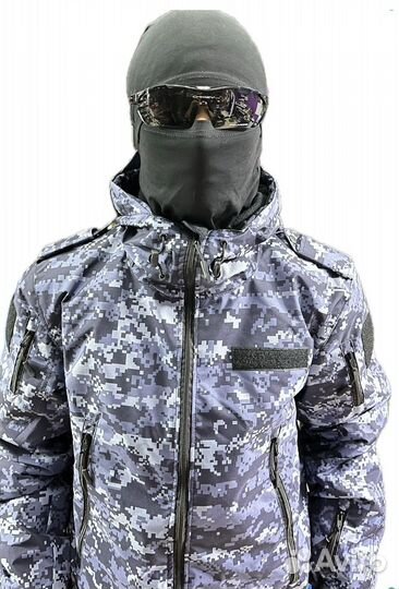 Ветровка Росгвардия синяя точка демиссезон