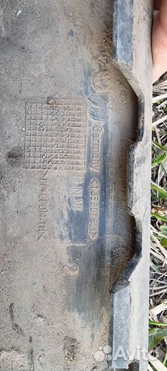 Юбка зднего бампера Bora