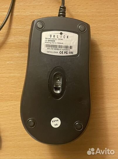 Мышь оптическая Oklick 185M