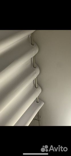 Шторы белые длинные