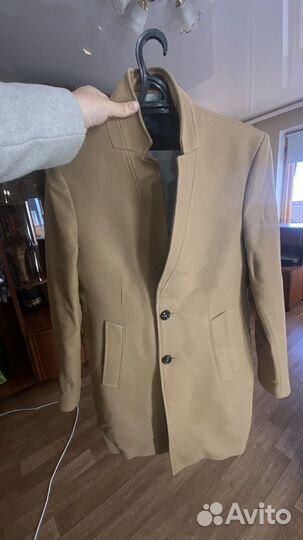 Пальто мужское zara s