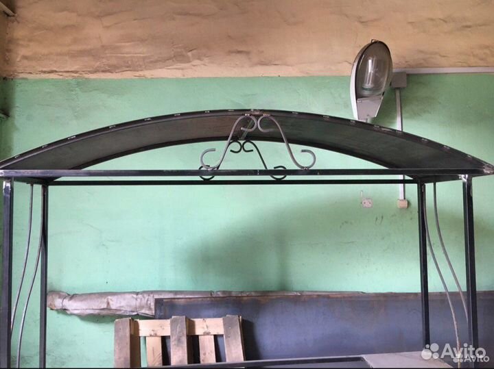 Мангал с крышей