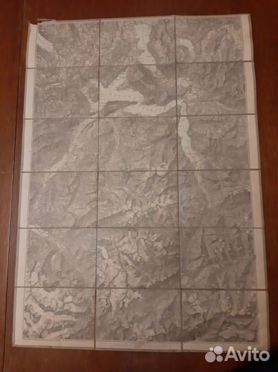 Топографическая карта Швейцарии