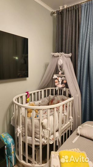 Детская кровать для новорожденных бу