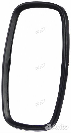 Зеркало штатное простое (320*180) металл. корпус д