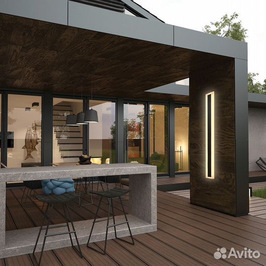 Светильник на стену бра DH2002 30W 1000мм IP54