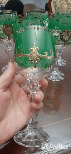 Фужеры богемия