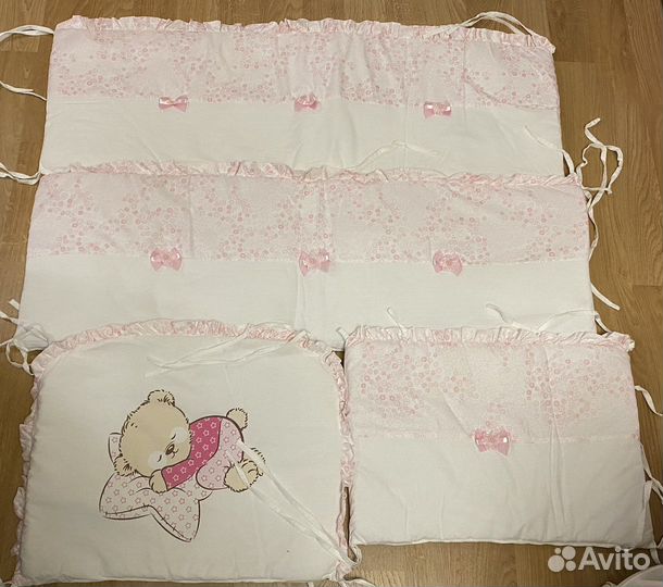 Балдахин, бортики в детскую кроватку