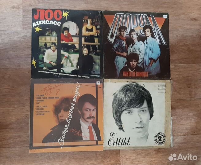 Виниловые пластинки разные