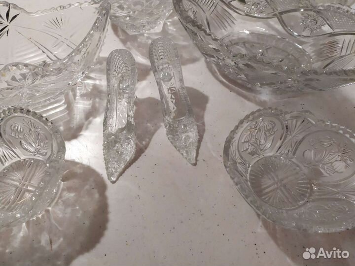 Ваза хрустальная