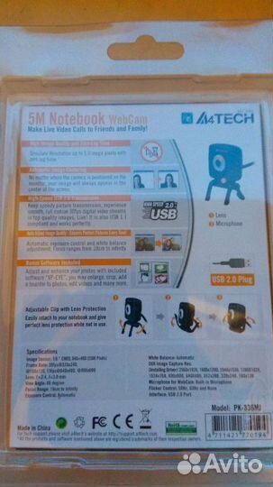Вeб-камepа А4тесh рk-836мj Windows 10/Vists/7/8