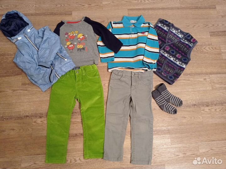 Пакет вещей для мальчика 3-4 года