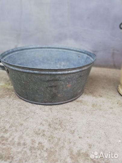 Таз металлический