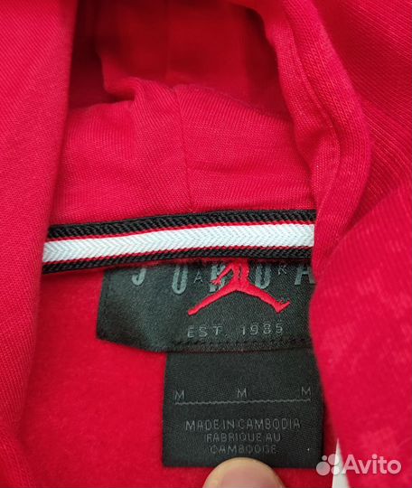 Худи мужское Air Jordan Logo Red (Оригинал)