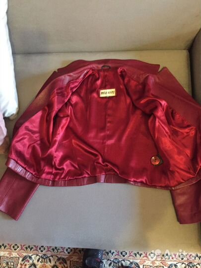 Пиджак женский, натуральная кожа,50размер