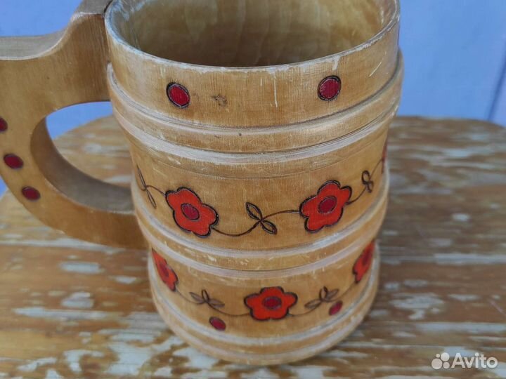 Кружка деревянная СССР