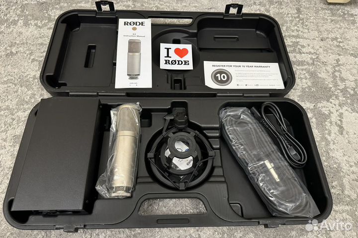 Студийный ламповый микрофон Rode K2 (Новый)