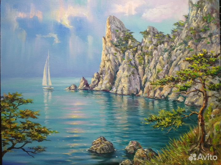 Новый свет 35х45 холст, масло