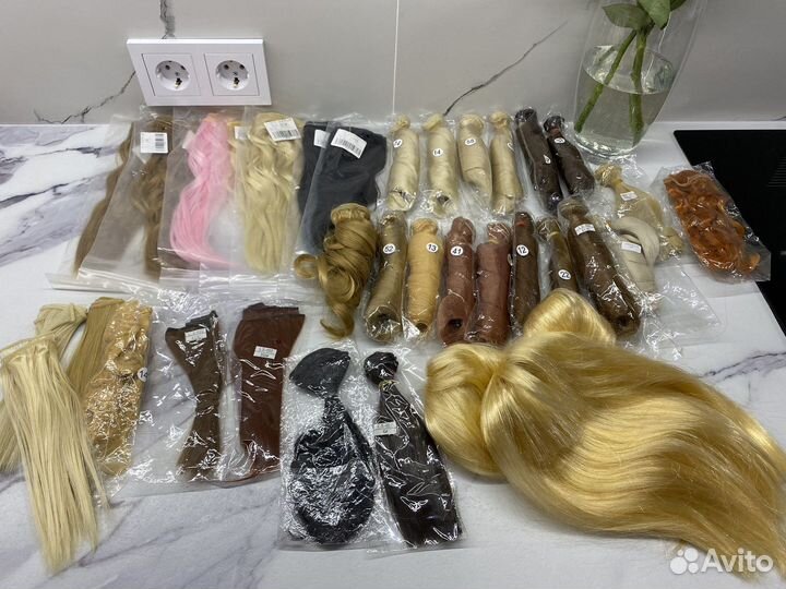 Трессы для кукол, волосы для кукол