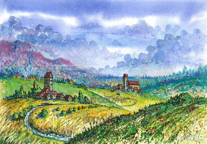 Картины, фантастические пейзажи