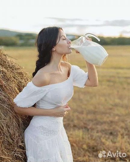 Молоко коровье домашнее