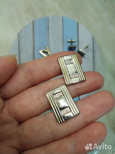 Запонки + зажим для галстука