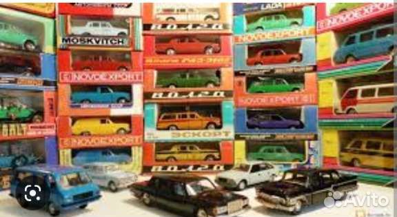 Модели автомобилей СССР в ассортименте