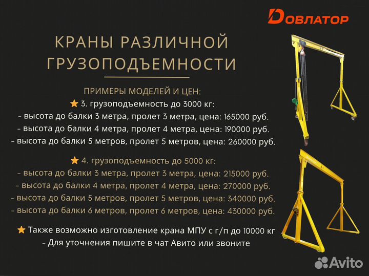 Кран козловой мпу передвижной стандарт