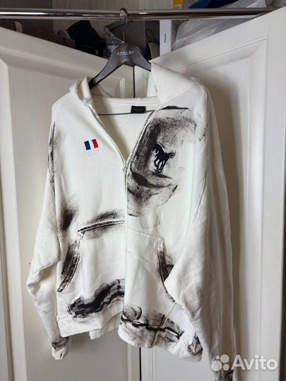 Зип худи Balenciaga polo ralph lauren белое