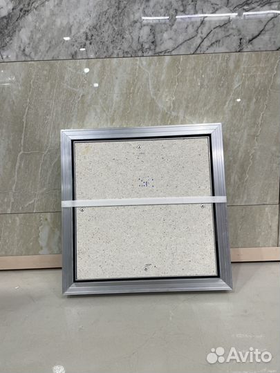 Люк под плитку с нажимом, ревизия