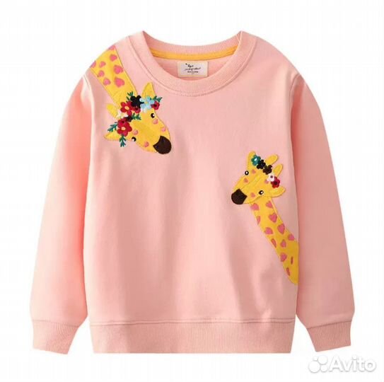 Свитшот кофта для девочки 98 104 110 116 122