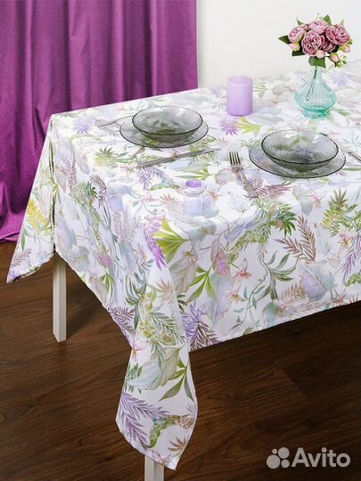 Скатерть кухонная на стол квадратная Адалин 170х1