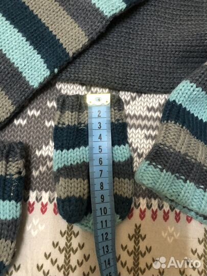 Набор шапочка, варежки, шарфик для мальчика