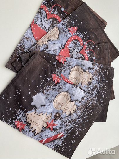 Салфетки под приборы (набор)