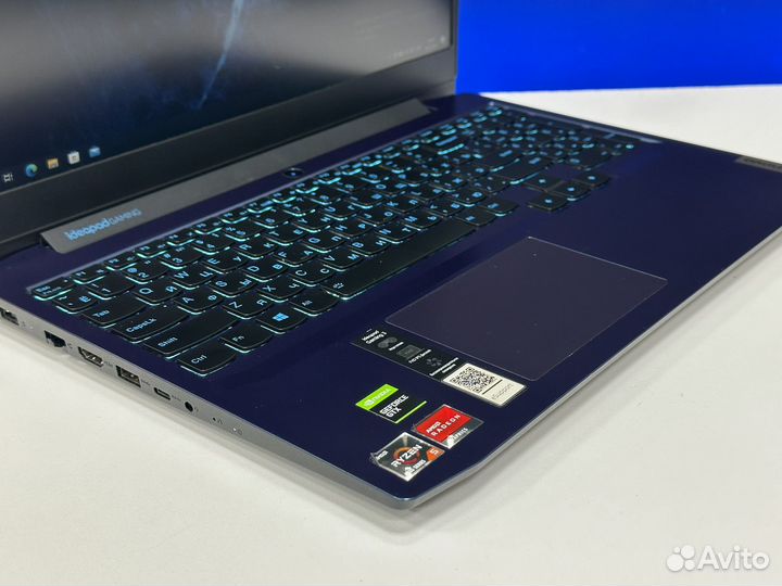 Игровой ноут 120Hz Ryzen 5 4600H 16G озу GTX1650