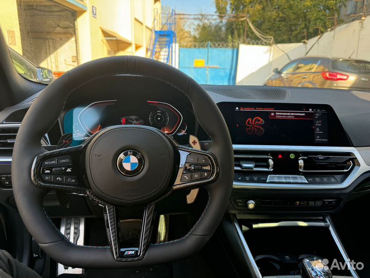 Руль BMW G20 G30 G14 G05 Вибрация Подогрев Карбон