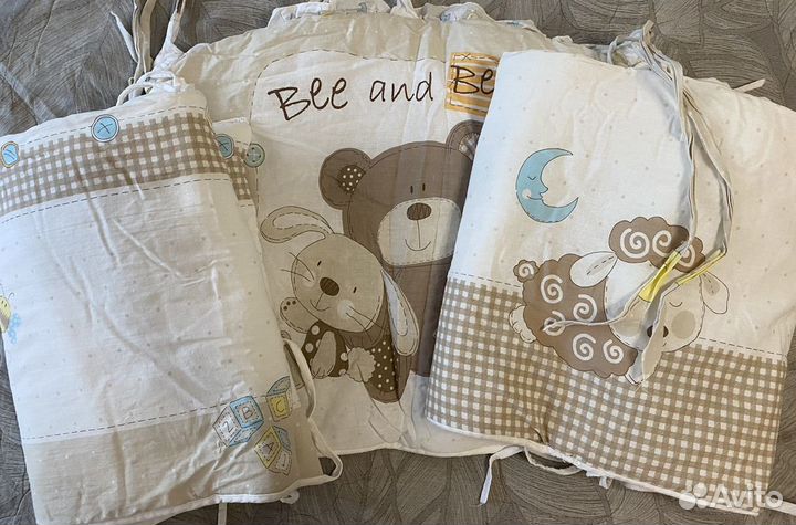 Бортики в детскую кроватку