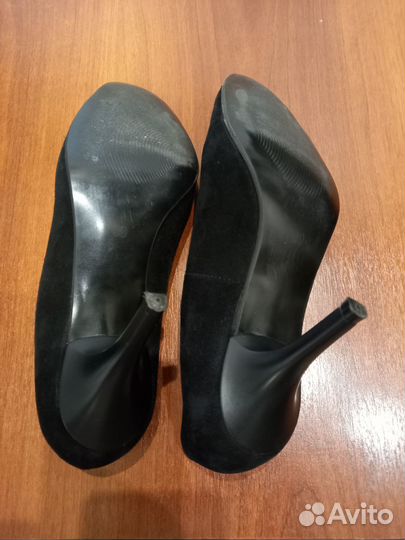 Туфли-лодочки натуральная замша фим