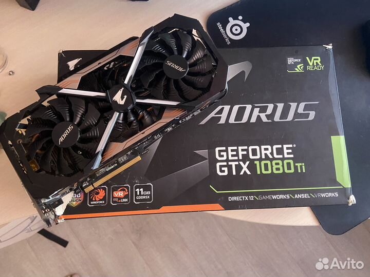 Видеокарта aorus GTX 1080 TI xtreme edition 11GB