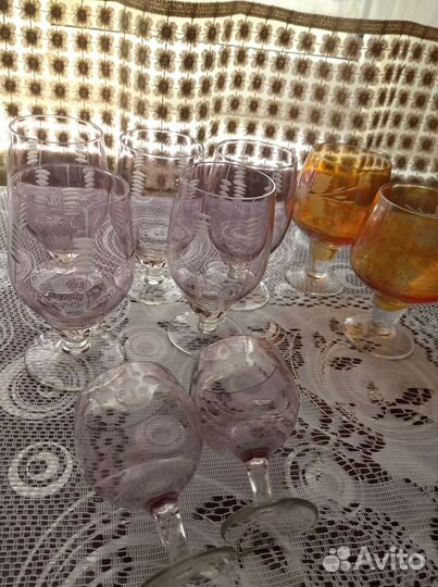 Бокал,фужер цветное стекло