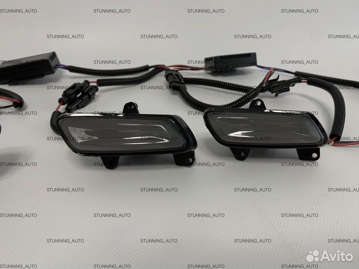 Ходовые огни Land Cruiser 200 в обвес Khann V457