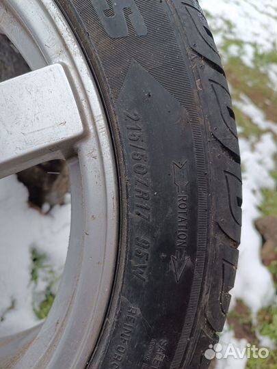 Колеса 215/50 r17 5*112 цо 57.1