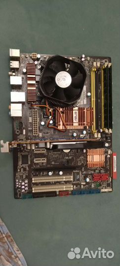 Материнская плата с процессором