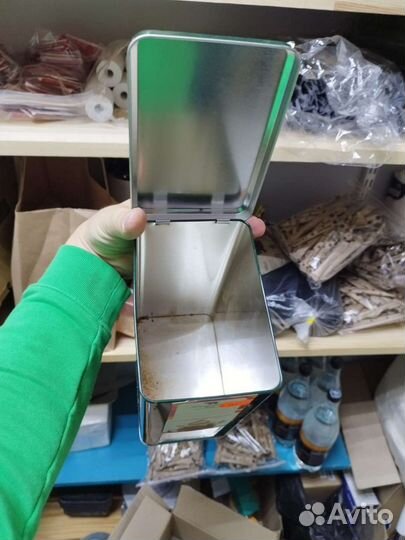 Железные коробки с окном для чая