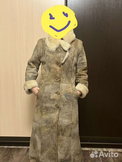 Дубленка натуральная женская размер 42-44