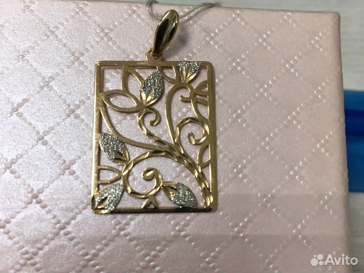 Золотая подвеска
