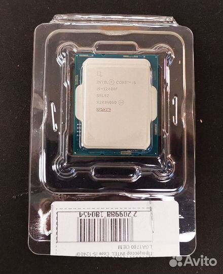 Intel core i5 12400F