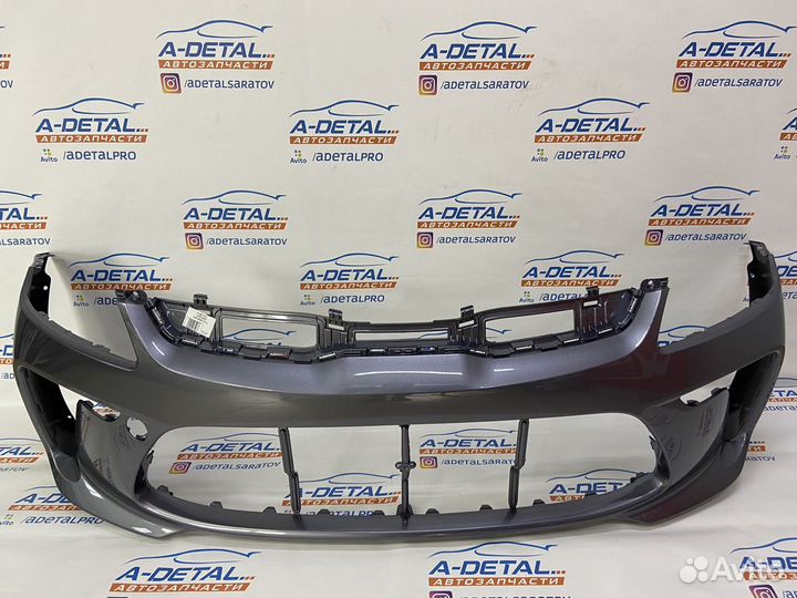 Бампер передний Kia Rio (2017-2020) Серый