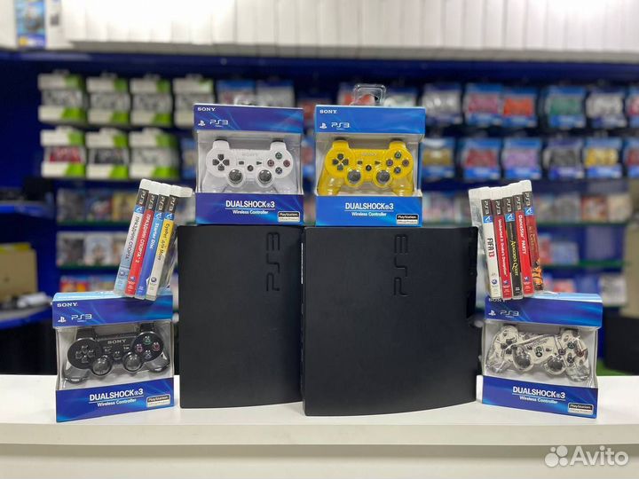 Sony Ps3 Slim Много Игр